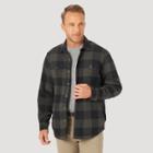 Wrangler Men's Atg Plaid Classic Fit Button-down Shirt - Buffalo Black