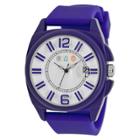 Women's Crayo Sunset Silicone Strap Watch-purple, Purple