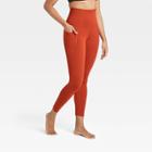 Women's Contour Flex Ultra High-waisted 7/8 Leggings 25 - All In Motion Bright Orange