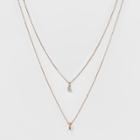 Two Row Short Necklace - A New Day Gold, Size: Small, Rose Gold
