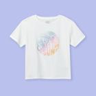 Girls' 'here Comes The Sun' Short Sleeve Graphic T-shirt - More Than Magic White