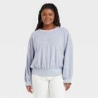 Women's Plus Size Textured Fleece Sweatshirt - Universal Thread