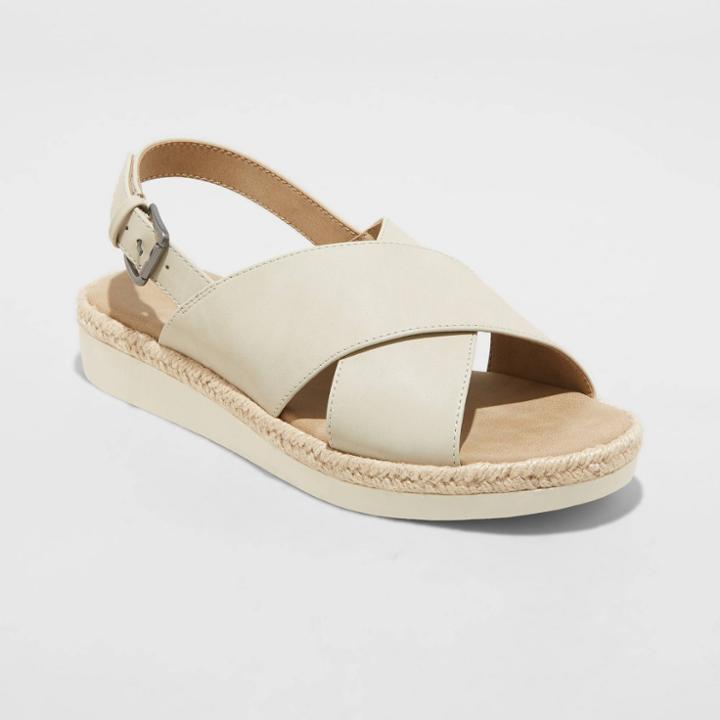 Women's Frances Sporty Platform Sandals - Universal Thread White