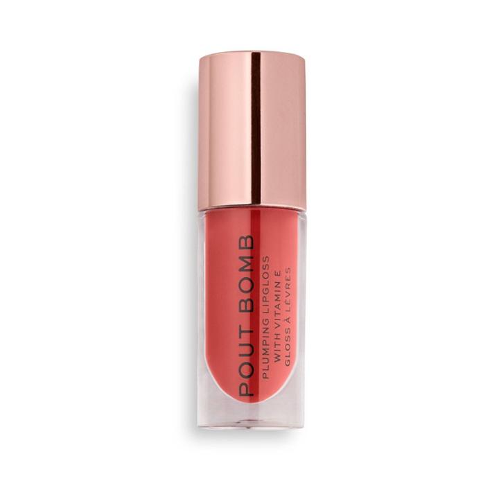 Revolution Beauty Pout Bomb Plumping Gloss - Peachy