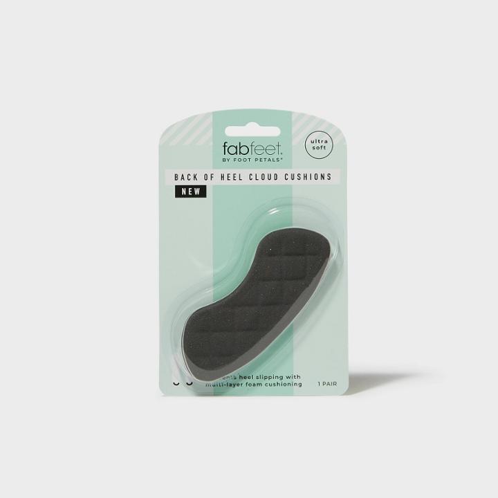 Fab Feet By Foot Petals Women's Cushions Back Of Heel Cushi - Gray,