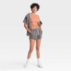 Women's Fold-over Fleece Lounge Shorts - Colsie Heather Gray