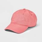 Men's Cotton Baseball Hat - Goodfellow & Co Pink