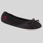 Isotoner Women's Classic Ballerina Slippers - Black
