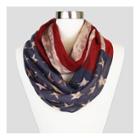 Women's Sylvia Alexander Flag Print Scarf, Red/white/blue