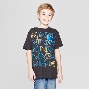Boys' Ninja Short Sleeve T-shirt - Black