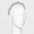 Knotted Plaid Headband - Universal Thread Beige