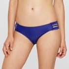 Women's Strappy Hipster Bikini Bottom - Joylab Blue