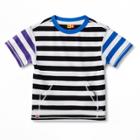 Toddler Adaptive Mix Striped Short Sleeve T-shirt - Lego Collection X Target Black