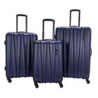 Skyline 3pc Hardside Spinner Luggage Set - Navy, Blue
