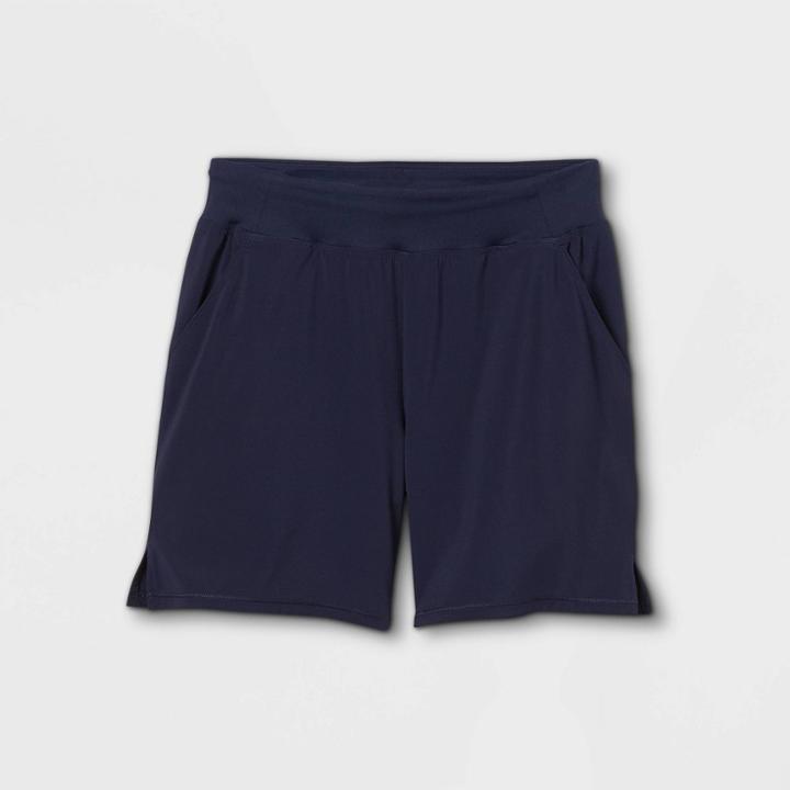 Girls' Performance Uniform Shorts - All In Motion Navy