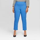 Women's Plus Size Skinny Ankle Pants - Who What Wear Blue