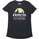 Women's Harry Potter Expecto Patronum Short Sleeve T-shirt (juniors') - Black