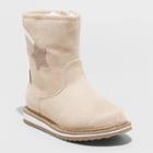 Toddler Girls' Isla Rainbow Zipper Slip-on Winter Boots - Cat & Jack Tan