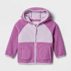 Toddler Long Sleeve Fleece Jacket - Cat & Jack Purple