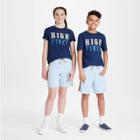 Kids' Short Sleeve Graphic T-shirt - Art Class Navy Blue
