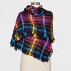 Women's Plaid Blanket Scarf - A New Day,