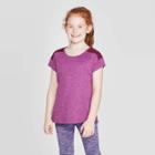 Girls' Mesh Shoulder Super Soft T-shirt - C9 Champion Fuchsia Pink