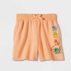 Girls' Pokemon Dreamy Fleece Pull-on Shorts - Orange