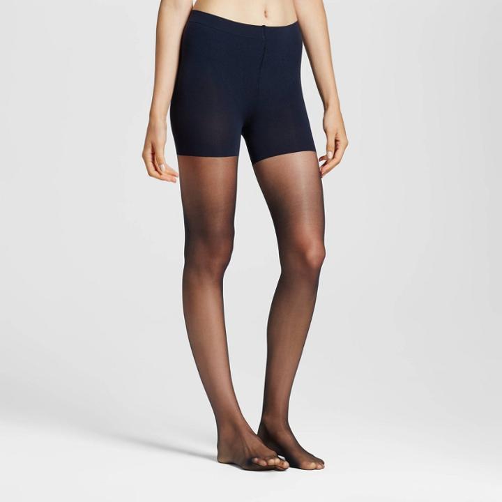 Maidenform Women's Power Slimming Pantyhose - Black L, Women's,