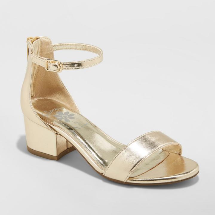 Girls' Flowers By Nina Tressie Heeled Ankle Strap