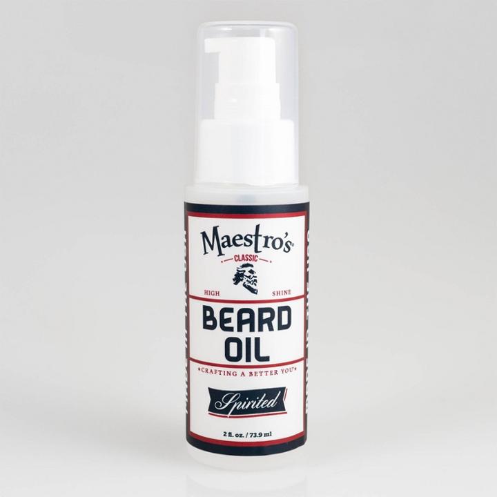 Maestro's Classic Spirited Blend Classic Dry Beard Oil