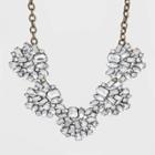 Sugarfix By Baublebar Cool Blue Crystal Statement Necklace - Clear, Women's