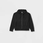 Men's Big & Tall Adaptive Ultra Soft Fleece Hoodie - Goodfellow & Co Black