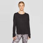 Women's Long Sleeve Draped T-shirt - C9 Champion Black