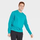 Men's Ponte Crewneck Sweatshirt - All In Motion Turquoise