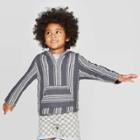 Toddler Boys' Striped Baja Pullover - Art Class Black
