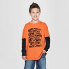 Boys' Long Sleeve Sweatshirt - Cat & Jack Orange