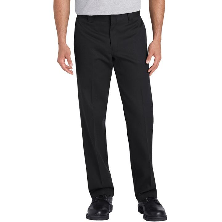 Dickies Men's Big & Tall Flex Slim Tapered Pants - Black