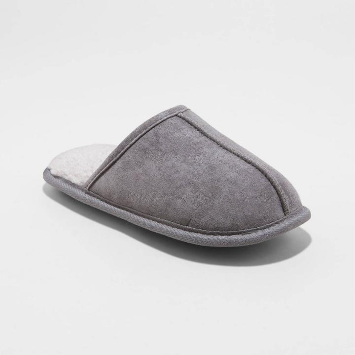 Boys' Ellis Scuff Slide Slippers - Cat & Jack Gray