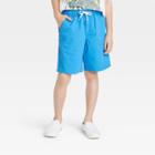 Boys' Pull-on 'at The Knee' Woven Shorts - Cat & Jack Dark Blue