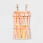 Oshkosh B'gosh Toddler Girls' Gingham Romper - Pink