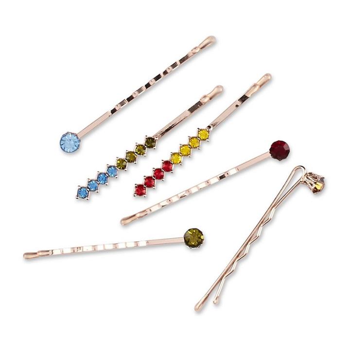 Sincerely Jules By Scunci Bobby Pins With Rainbow Stones