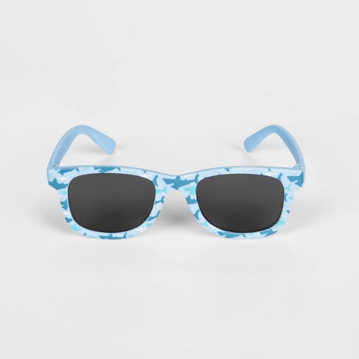 Toddler Boys' Wayfarer Sunglasses - Cat & Jack Light Blue