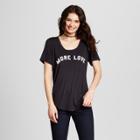 Fifth Sun Women's More Love Graphic T-shirt Black Xs - Fifth
