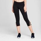 Women's Freedom High-waisted Lattice Capri Leggings 20 - C9 Champion Black