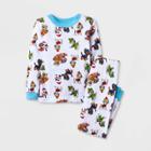 Toddler Boys' 2pc Paw Patrol Snug Fit Pajama Set - White
