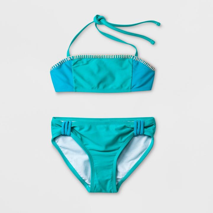Target Mailbu Dream Girl Girls' Color Block Bikini