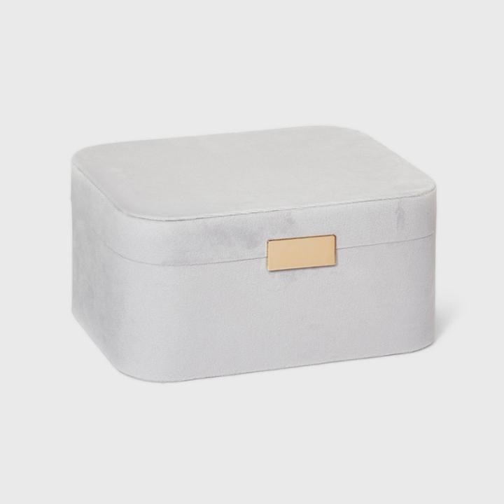 Velvet Jewelry Organizer - A New Day Gray