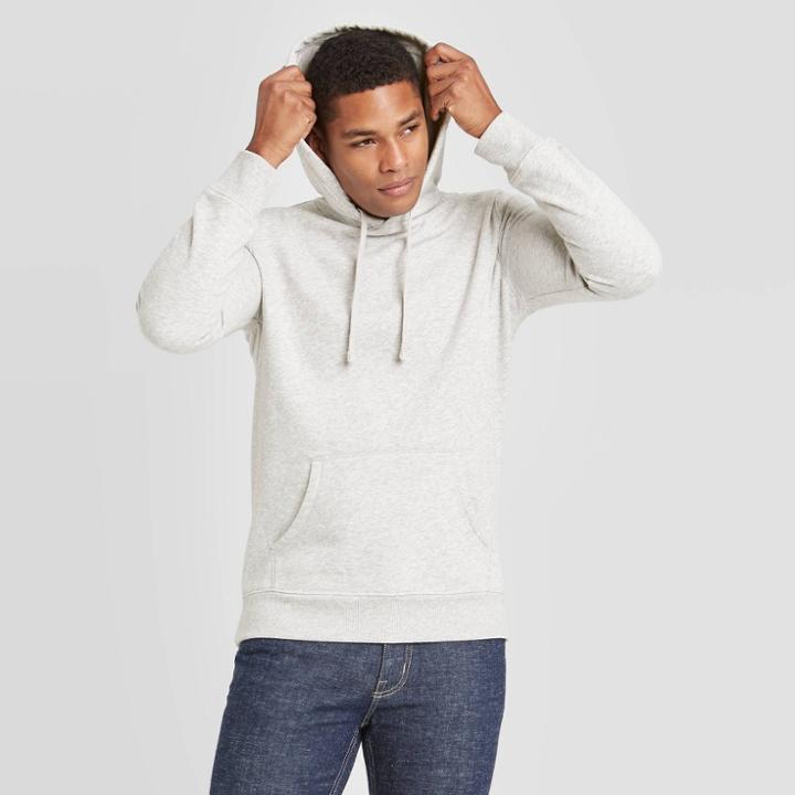 Men's Regular Fit Fleece Pullover Hoodie - Goodfellow & Co