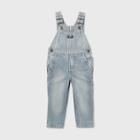 Oshkosh B'gosh Toddler Boys' Railroad Striped Denim Overall - Blue