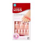 Kiss Nails Kiss Everlasting French Toenails Eft01 Limitless - 24ct, Adult Unisex